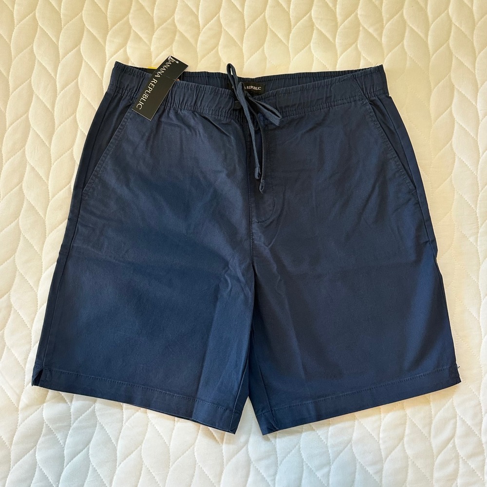 Banana Republic Pull-On Short S Navy Blue New With Tags